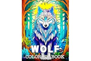 Wolf Coloring Book: Beautiful Images to Color and Relax