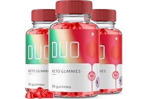 FUZE NATURALS (3 Pack) Duo Keto Gummies Duo Keto ACV Gummies, Duo Keto Gummies + ACV 1000mg Apple Cider Vinegar Vitamin B12 Advanced Supplement Men Women, Duo Keto Gummies Maximum Strength Formula (180 Gummies)
