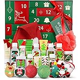 Advent Skincare Calendar 2025 for Adults Women, 24 Days of Beauty Christmas Countdown Calendar, Holiday Christmas Gifts Baskets for Girls, Teen Girls, Wife, Bath and Body Gift Set with Lotion