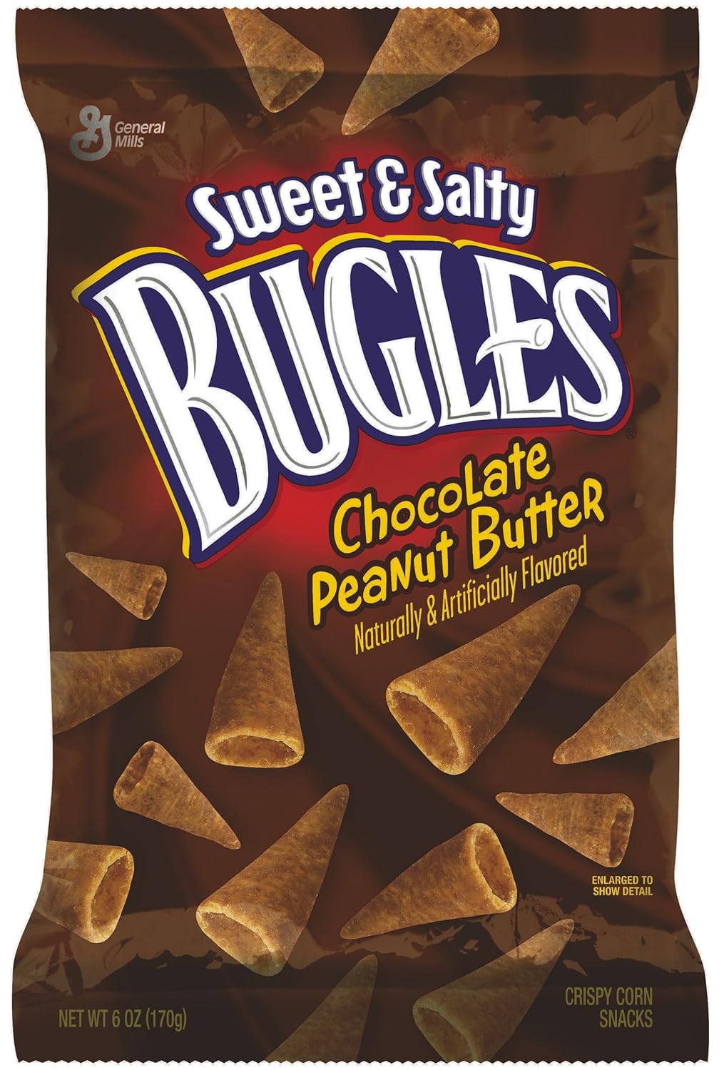 bugles dipped in white chocolate