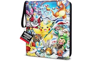 HOIOCK 𝗛𝗼𝗶𝗼𝗰𝗸 Card Binder 900 Pockets Trading Card Binder With 50 Pages 9 Pocket Card Binder Removable Card Collection Binder Collector Card Album for Folder for MTG TCG Game Cards