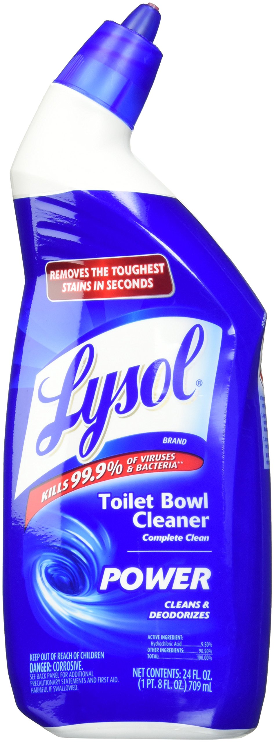LYSOL Power & Free Toilet Bowl Cleaner-24 oz, 3pk