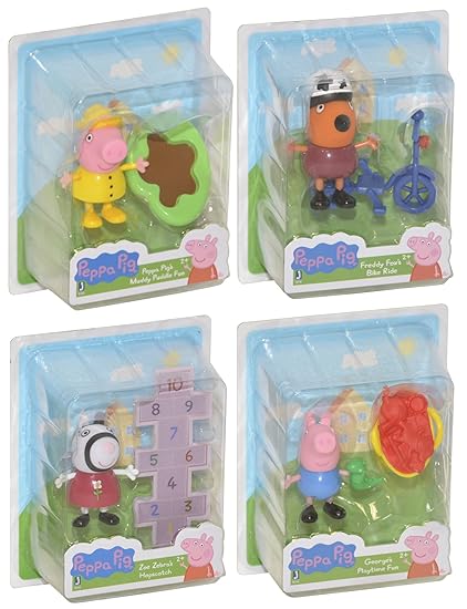 peppa pig freddy fox figure