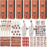 162 PCS Basketball Party Favors, Children 's Birthday Supplies, Team Gifts, Suitable Basketball party favors for 12, Basketball-Themed Decorations (Basketball)