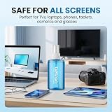 Betron Screen Cleaner Spray 200ml Kit with Microfiber Wipes & Brush view 3