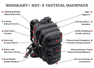 sergeant military tactical backpack