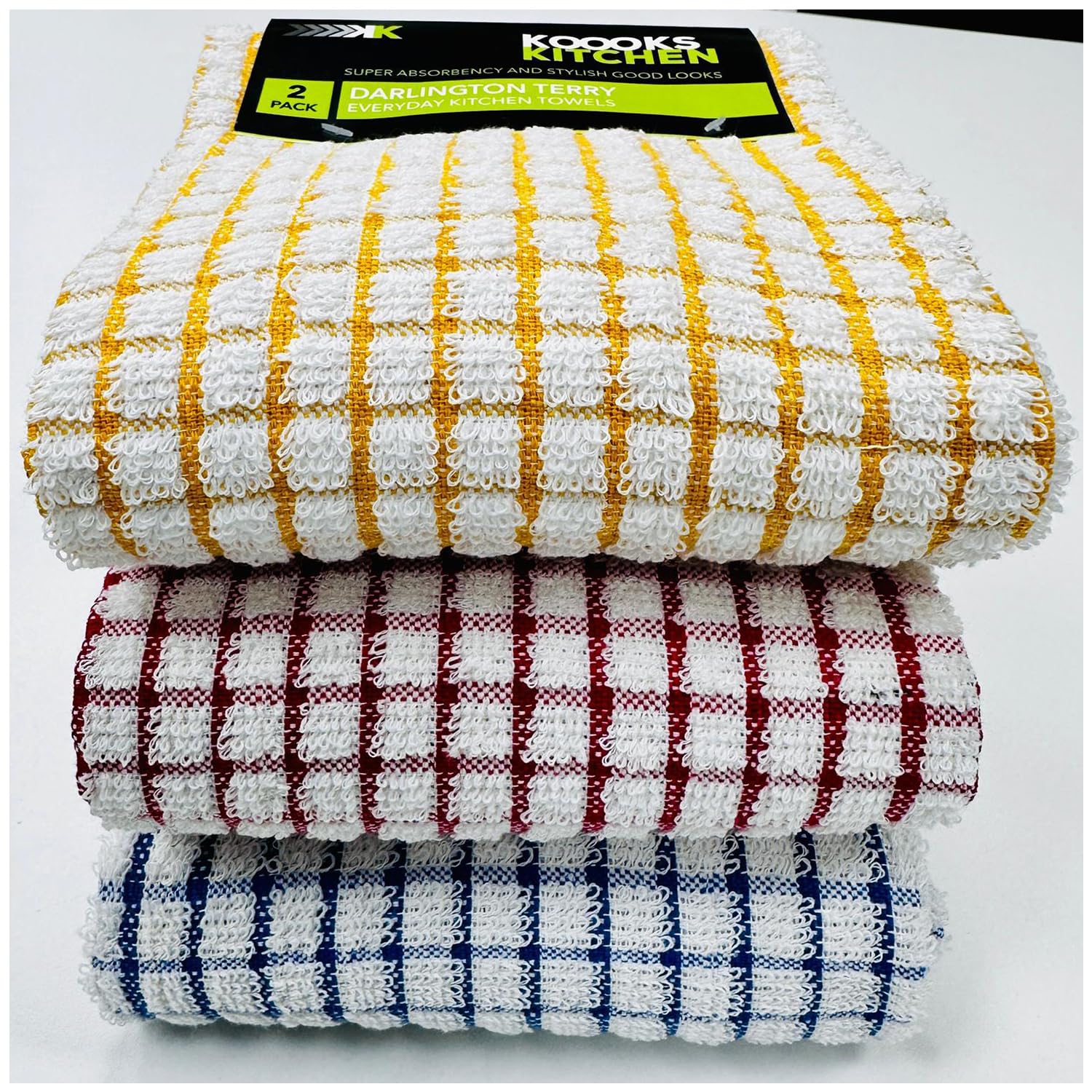 GC GAVENO CAVAILIA Tea Towels for Kitchen - 100% Cotton Dish Cloths Super Absorbent & Quick Drying Hotel Quality Kitchen Towels Set (45 x 65 cm) - Bar Towels, Tea Towel Pack of 12