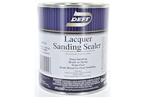 1 qt Deft DFT015 Clear Lacquer Sanding Sealer Nitrocellulose Interior Wood Sealer