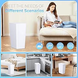 RTWDKFQ 3 Pack 4 Gallon Bathroom Small Trash Can