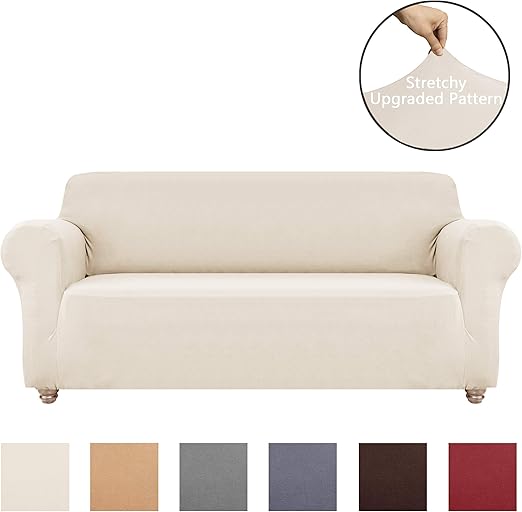 Amazon Com Obytex Stretch Sofa Cover Soft And Comfortable Upgrade