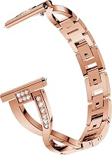 Angersi 20mm Stainless Steel Watch Band Quick Release for Garmin Forerunner 245 view 3