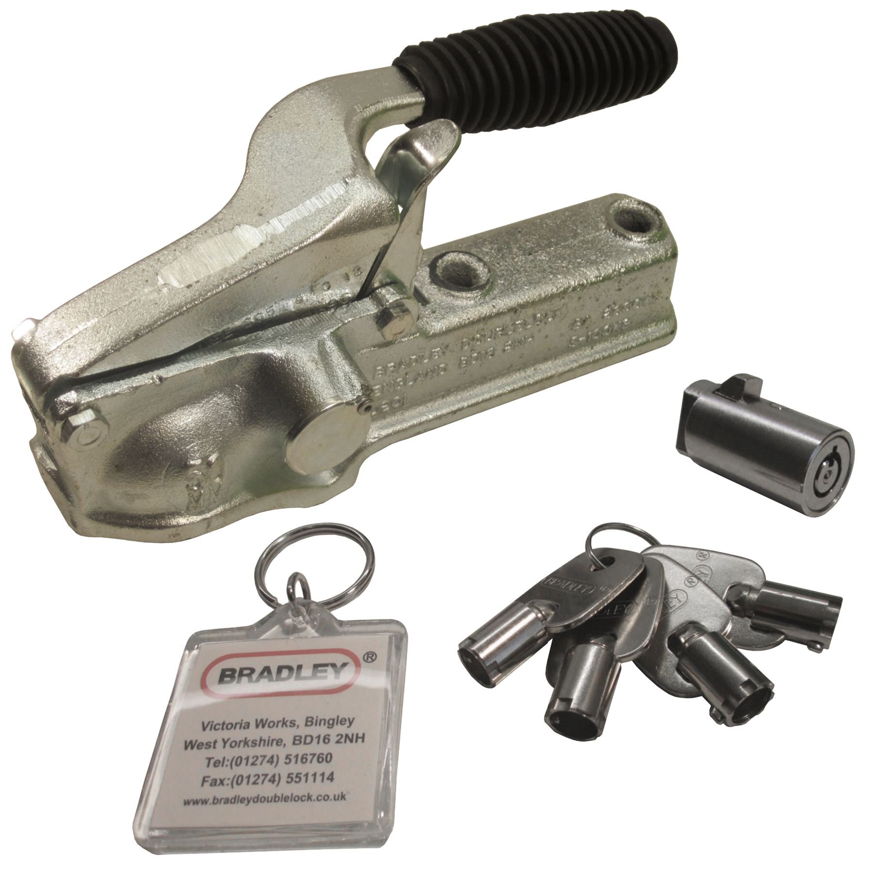 AB Tools Heavy Duty Unbraked Trailer Coupling Bradley Hitch + Barrel