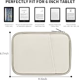 HoYiXi Universal Sleeve Bag 6-7in E-Readers Waterproof Shockproof White view 2