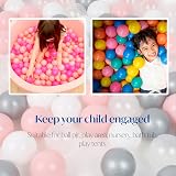DIVCHI Playballs Soft Pit Balls 200Pcs Multicolor 6cm BPA Lead Free view 3