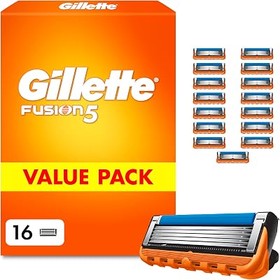 Lames de Rasoir Homme Fusion 5, Pack de 16