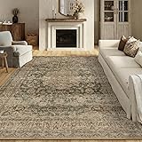 WondRg 9x12 Green Vintage Area Rug for Living Room