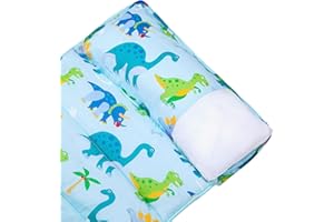 Wildkin Kids Nap Mat Pillow – Soft Cotton Blend, Removable, Fits Wildkin Nap Mats (White)