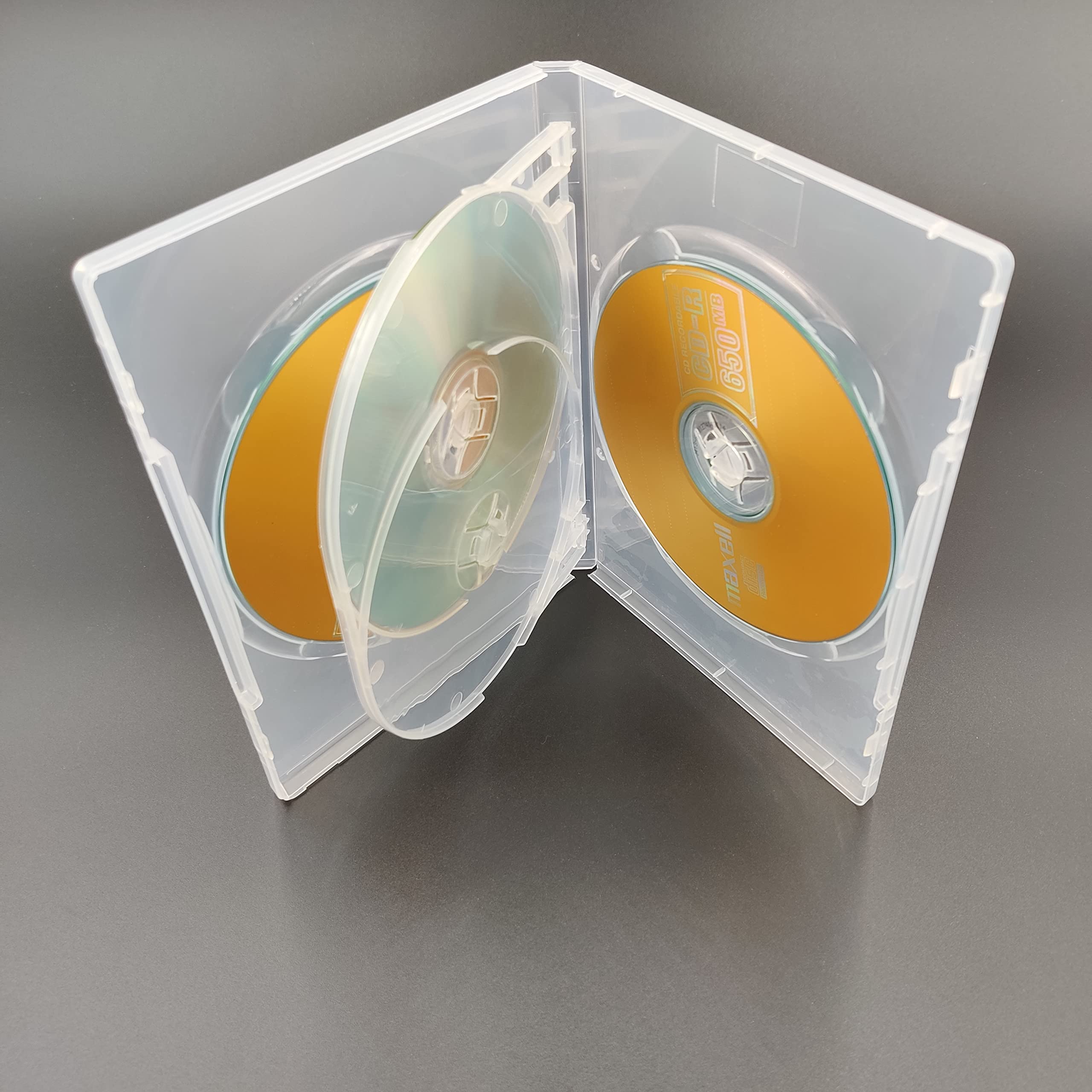 4 Way DVD Case Super Clear 14mm Spine(1)