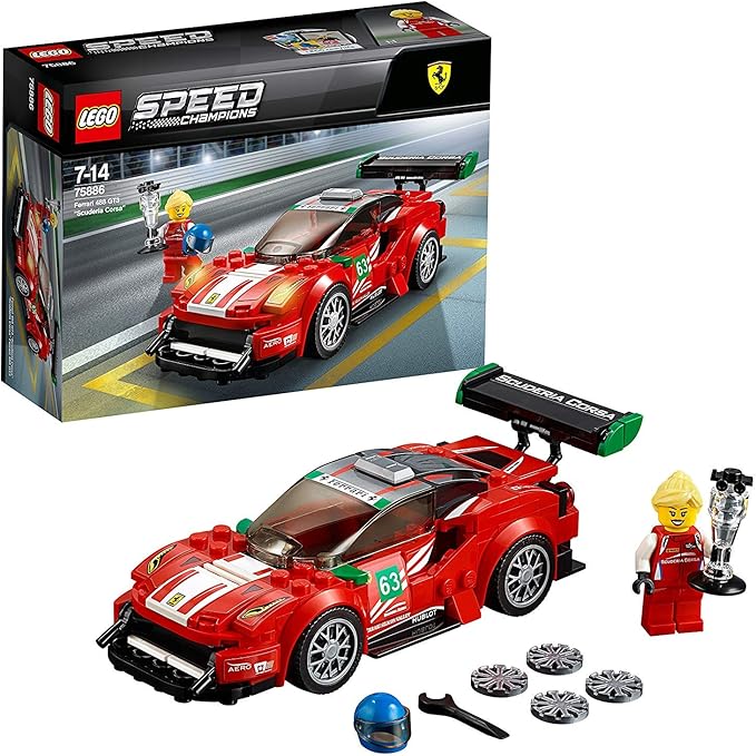 Amazon レゴ Lego スピードチャンピオン フェラーリ 4 Gt3 スクーデリア コルサ 756 ブロック おもちゃ Amazon レゴ Lego スピードチャンピオン フェラーリ 4 Gt3 スクーデリア コルサ 756 ブロック おもちゃ