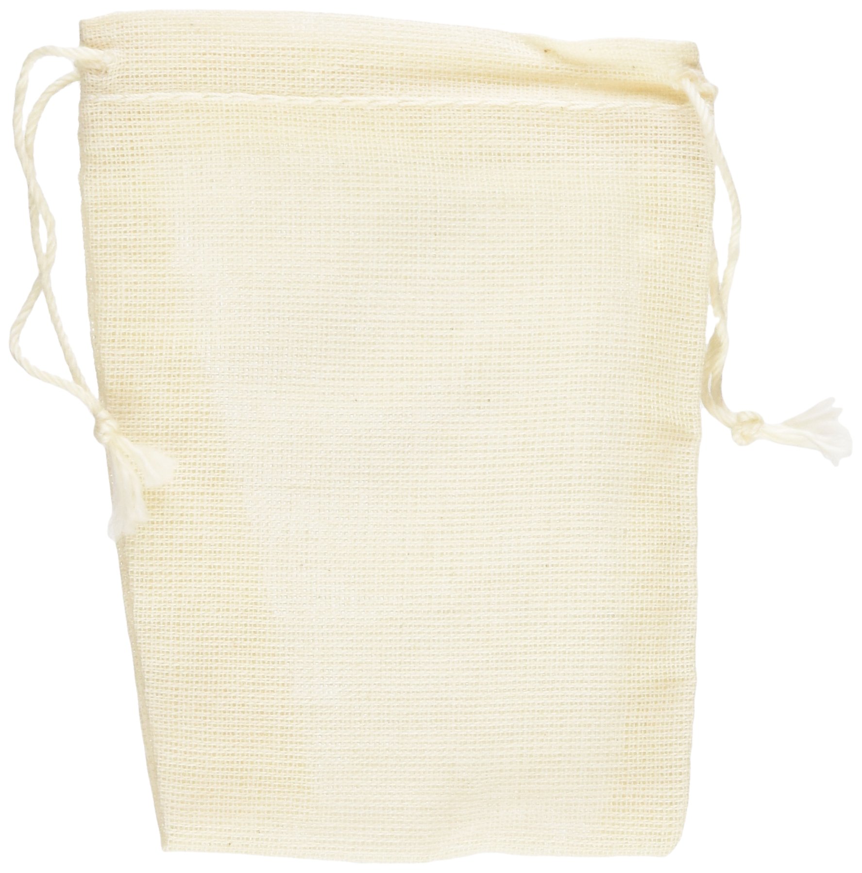 Cotton Muslin Bags 4x6 Inch (10x15cm) 50 Count Pack Health