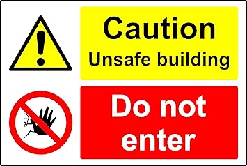 Warning Exlamation In Yellow Triangle Sign 1 2mm Rigid Caution