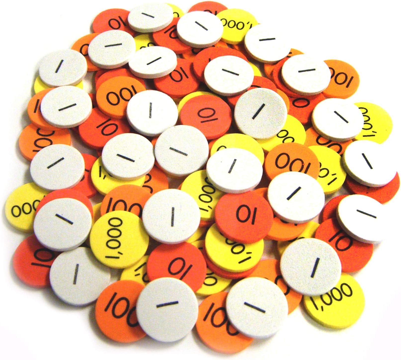 Essential Learning Products ELP626655 Small-Group Set Place Value Discs, Multi