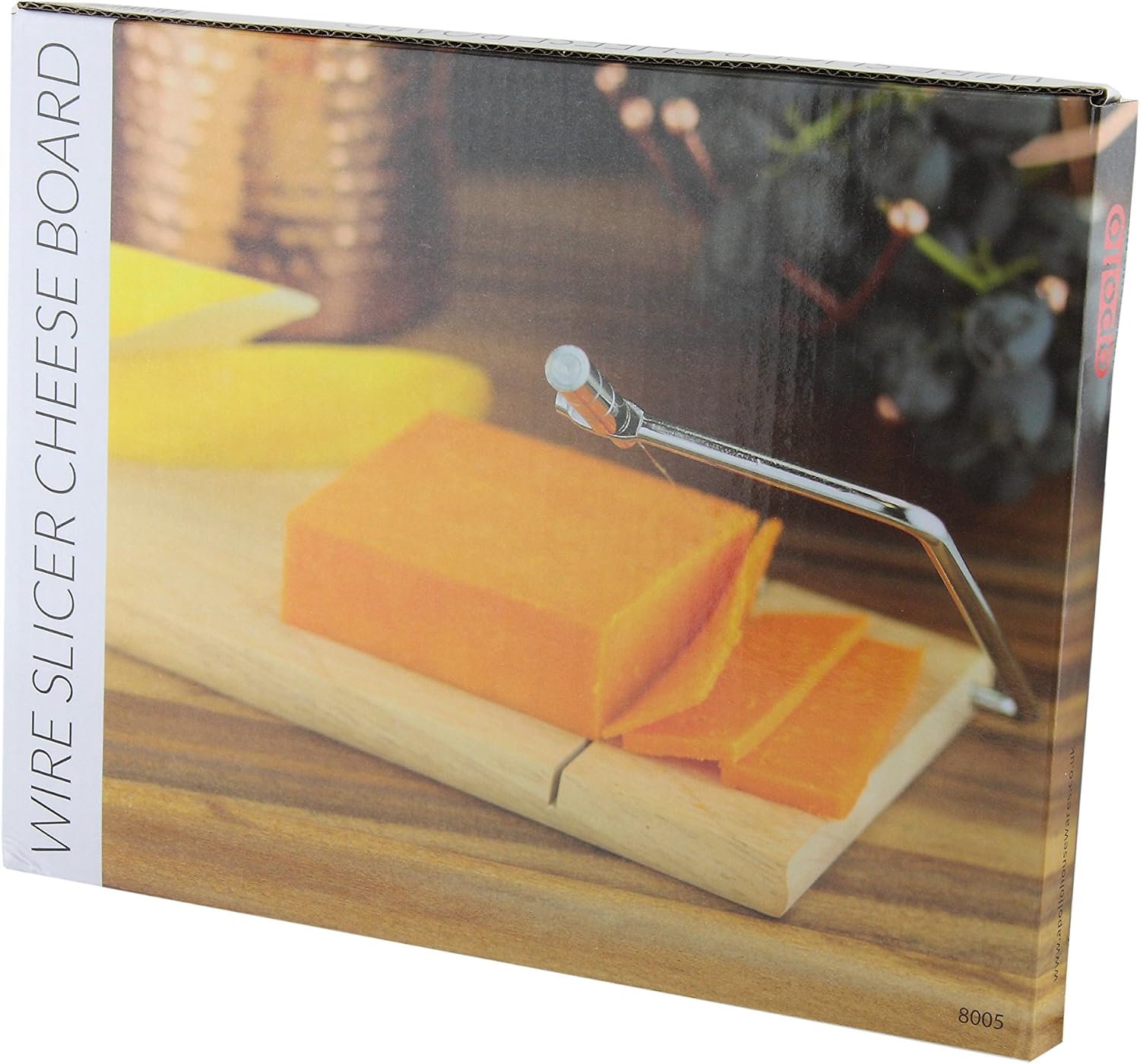 Rb Cheese Board with Wire, Multi-colour, 23L x 14W cm - Image 3