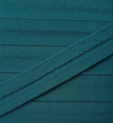 Großhandel für Schneiderbedarf 3 m Jersey Einfassband Trikot elastisch 20 mm Petrol