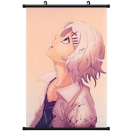 Kakemono Wandbanner für Tokyo Ghoul Wallscroll Rollbild Wandbild Stoff Poster Juuzou Suzuya Juzo Anime