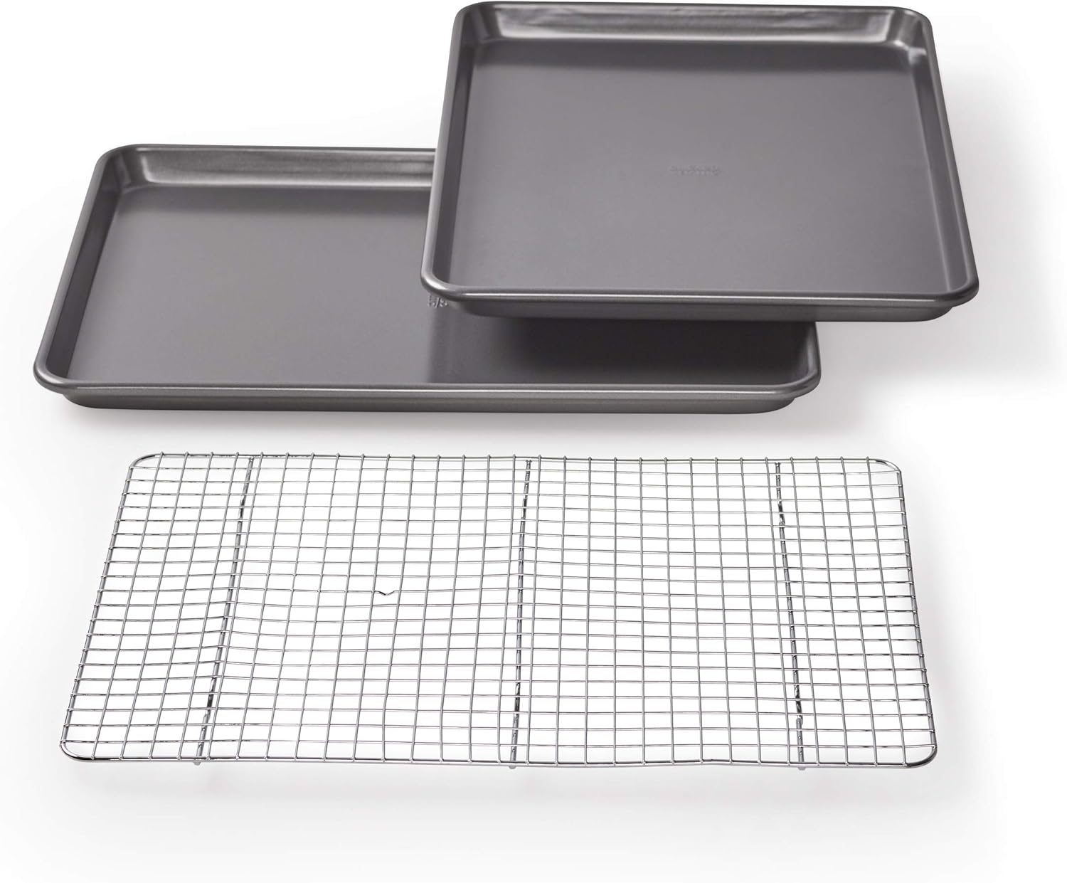 Chicago Metallic Professional Non-Stick 8-Piece Bakeware Set, Silver: Kitchen & Dining