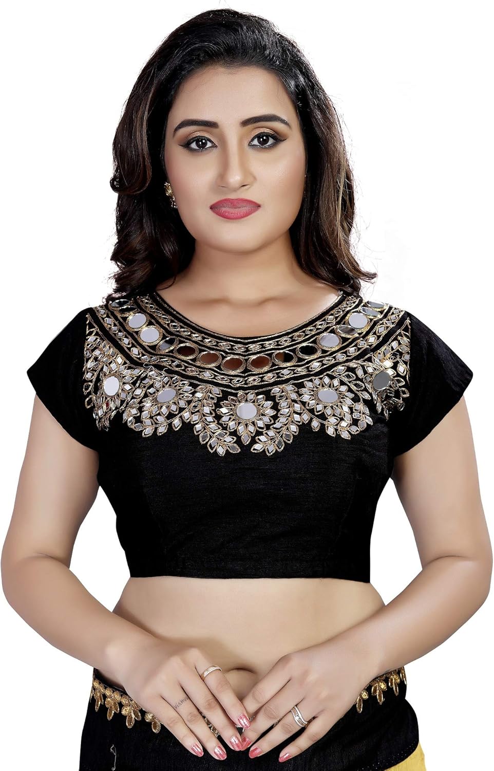 black mirror saree