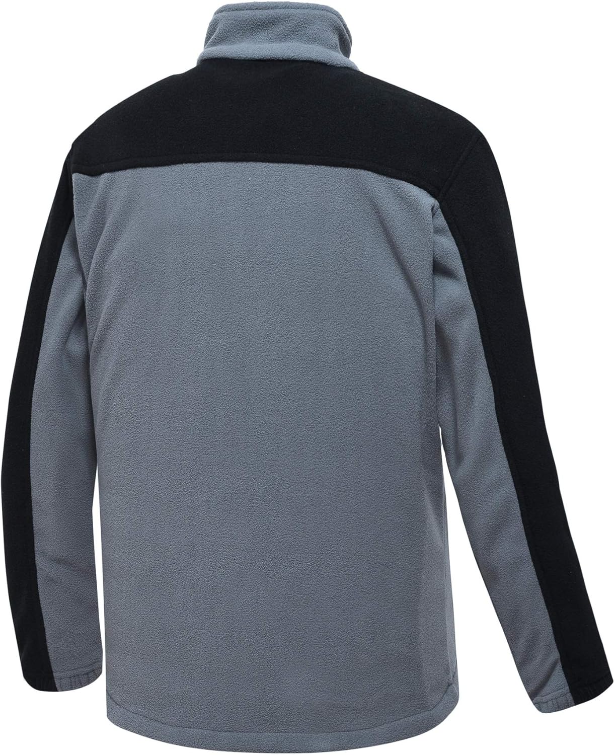 TBMPOY Men's Full-Zip Fleece Jacket Soft Polar Winter Outdoor Coat with Pockets: Clothing