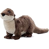 The Petting Zoo River Otter Stuffed Animal, Gifts for Kids, Wild Onez Zoo Animals, Running Plush Toy 18 Inches