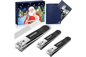 MUKOSEL Nail Clippers Christmas Stocking Stuffers for Men Women Adults, White Elephant Gifts for Adults, Mens Stocking Stuffer Ideas, Fingernail and Toenail Clippers Funny Mens Christmas Gifts for Women Men