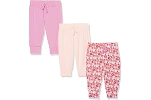 Amazon Essentials Unisex Babies' Cotton Stretch Jersey Jogger (Previously Amazon Aware), Pack of 3