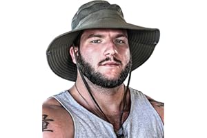 GearTOP Fishing Hat UPF 50+ Wide Brim Sun Hat for Men and Women, Mens Bucket Hats with UV Protection for Hiking Beach Hats