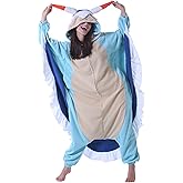 DarkCom Sea Hare Onesie Halloween Costume One Piece Unisex Adult Pajamas Women Men Sleepwear Christmas Pajamas