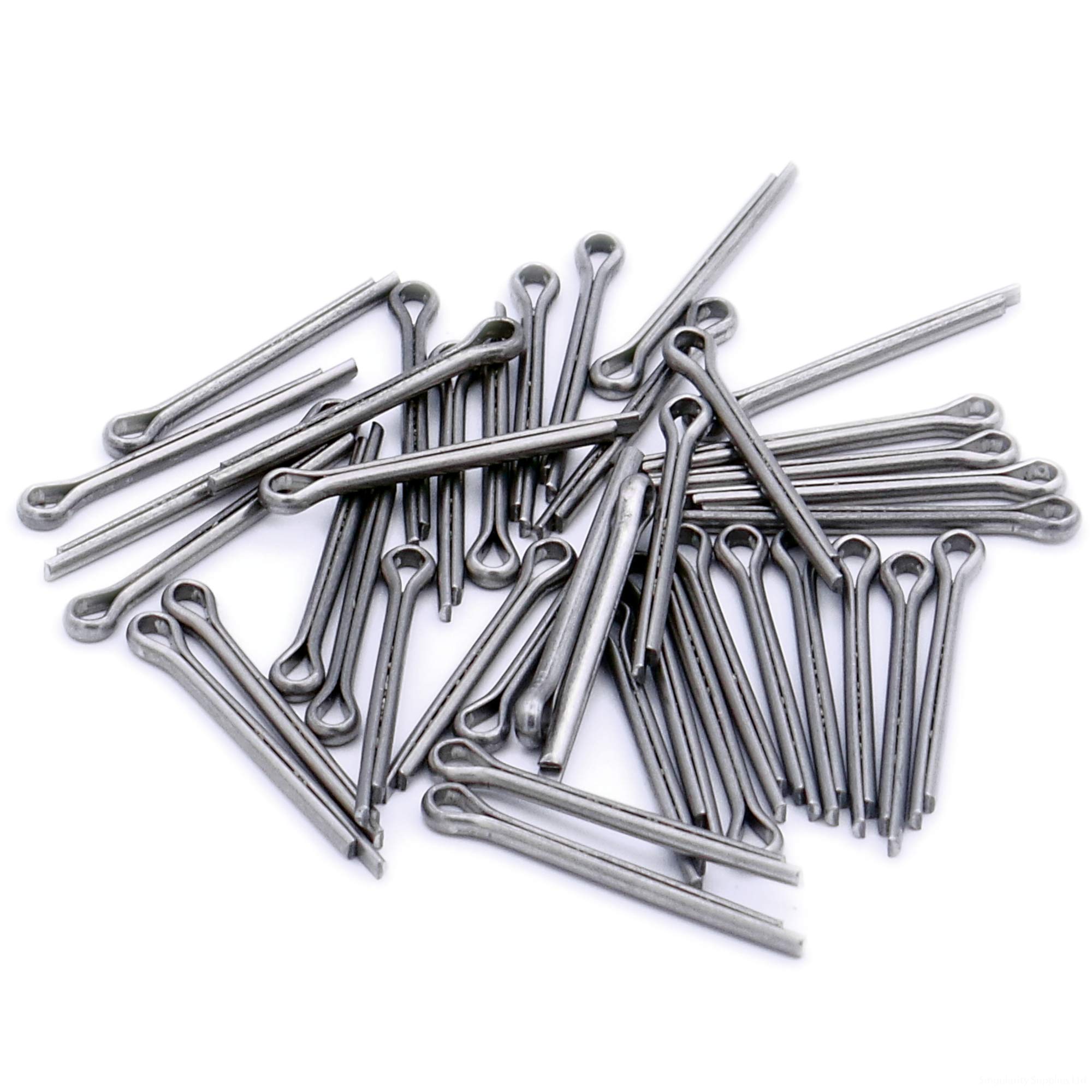 M2.5 (2.5mm x 10mm) Split Cotter Pin - Stainless Steel (A2) (Pack of 40)