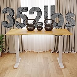 FLEXISPOT E6 Bamboo Dual Motor 3 Stages Standing