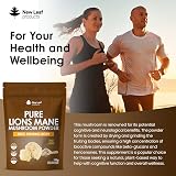 New Leaf Lions Mane Mushroom Powder 3000mg - 60 Servings UK Made view 3