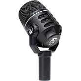 Electro-Voice ND46 Dynamic Supercardioid Instrument Microphone,Black | Supercardioid dynamic capsule with locking pivoting head and humbucking coil for percussion, amps and live performance