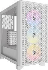 Corsair 3000D RGB AIRFLOW Mid-Tower Case 3x AR120 Fans White view 1