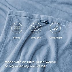 Bedsure GentleSoft Fleece Throw Blanket for Couch