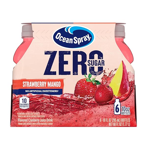 OCEAN SPRAY® ZERO SUGAR STRAWBERRY MANGO JUICE DRINK,...