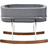 green frog bassinet cradle gentle rocking safe mattress