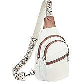 Telena Sling Bag for Women Crossbody Bags Purse for Women Vegan Leather Fanny Pack with Adjustable Strap