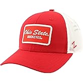 Ohio State Buckeyes NCAA Officially Licensed Snapback Hat Big Rig Patch Team Color White Brick