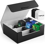 Mlikero Card Deck Case 1800+ Sleeved Cards Magnetic Closure MTG Sport Boxes view 1