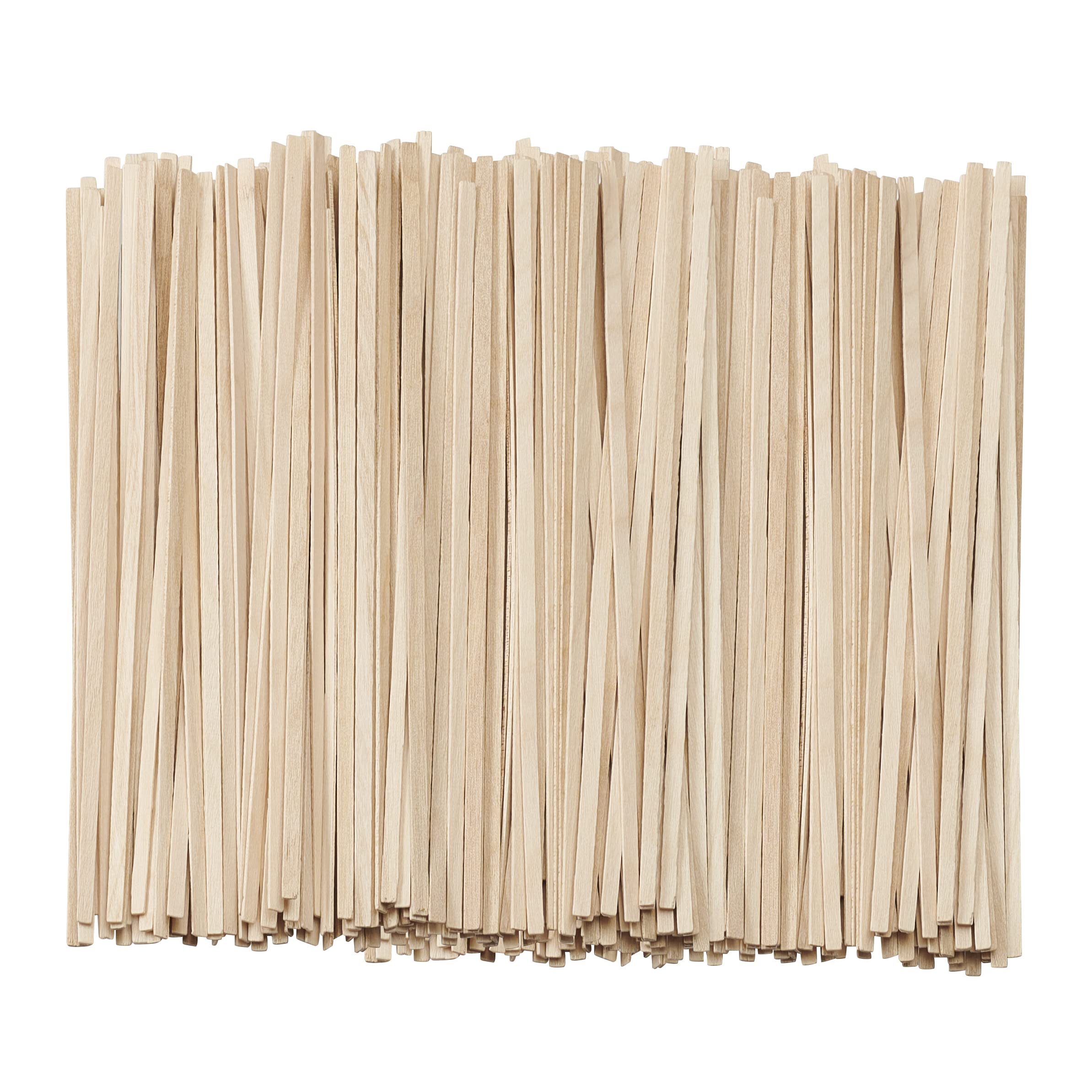Pantry Value [1000 Count - 5 Inch - 140 mm] Wooden Coffee Stirrers - Eco-Friendly, Biodegradable Stir Sticks for Coffee