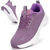 Rollstep Wide Toe Box Shoes Women Sneakers Extra Wide Width Arch Support Non-Slip Tennis Athletic Ultralight Running Shoes for Women Walking Diabetic Plantar Fasciitis Footwear 6-12